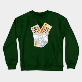 Asplenia Studios: Your Mom Puts License Plates in Your Underwear? Crewneck Sweatshirt